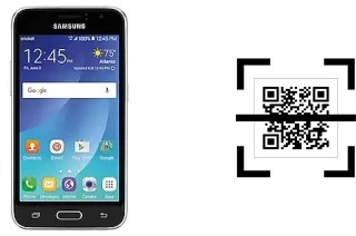 Wie lese ich QR-Codes auf einem Samsung Galaxy Amp 2?