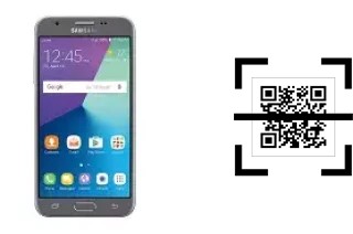 Wie lese ich QR-Codes auf einem Samsung Galaxy Amp Prime 2?