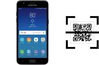 Wie lese ich QR-Codes auf einem Samsung Galaxy Amp Prime 3?