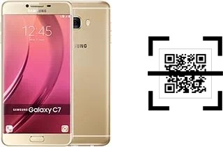 Wie lese ich QR-Codes auf einem Samsung Galaxy C7?