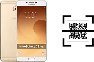 Wie lese ich QR-Codes auf einem Samsung Galaxy C9 Pro?