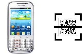 Wie lese ich QR-Codes auf einem Samsung Galaxy Chat B5330?