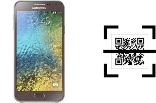 Wie lese ich QR-Codes auf einem Samsung Galaxy E5?