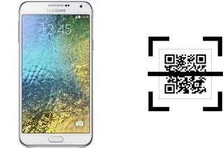 Wie lese ich QR-Codes auf einem Samsung Galaxy E7?