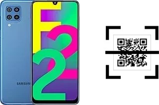 Wie lese ich QR-Codes auf einem Samsung Galaxy F22?