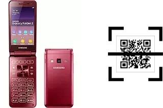 Wie lese ich QR-Codes auf einem Samsung Galaxy Folder2?