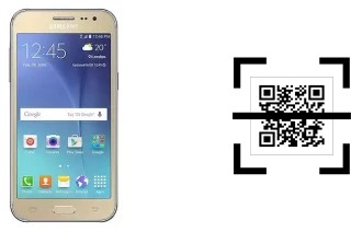 Wie lese ich QR-Codes auf einem Samsung Galaxy J2 DTV?