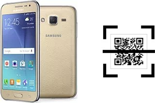 Wie lese ich QR-Codes auf einem Samsung Galaxy J2?