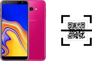 Wie lese ich QR-Codes auf einem Samsung Galaxy J4+?