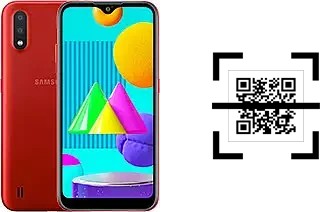 Wie lese ich QR-Codes auf einem Samsung Galaxy M01?