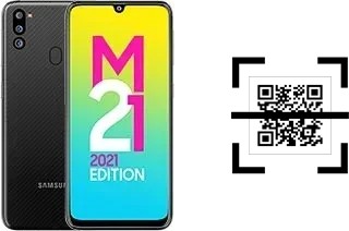 Wie lese ich QR-Codes auf einem Samsung Galaxy M21 2021?