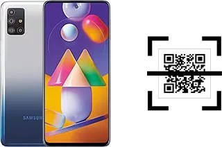 Wie lese ich QR-Codes auf einem Samsung Galaxy M31s?