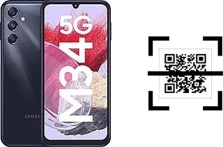 Wie lese ich QR-Codes auf einem Samsung Galaxy M34 5G?