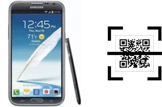 Wie lese ich QR-Codes auf einem Samsung Galaxy Note II CDMA?