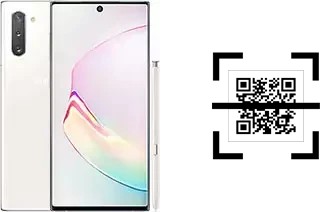 Wie lese ich QR-Codes auf einem Samsung Galaxy Note10?