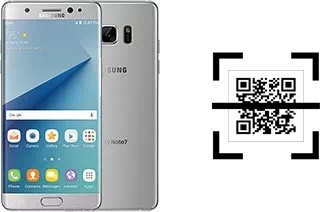 Wie lese ich QR-Codes auf einem Samsung Galaxy Note7 (USA)?