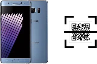 Wie lese ich QR-Codes auf einem Samsung Galaxy Note7?