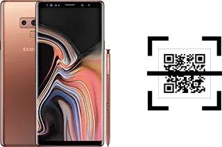 Wie lese ich QR-Codes auf einem Samsung Galaxy Note9?