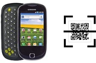 Wie lese ich QR-Codes auf einem Samsung Galaxy Q T589R?