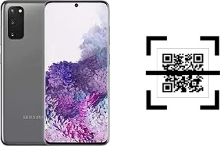 Wie lese ich QR-Codes auf einem Samsung Galaxy S20 5G?