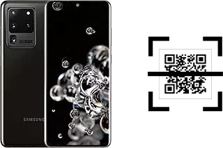 Wie lese ich QR-Codes auf einem Samsung Galaxy S20 Ultra 5G?