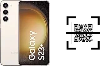 Wie lese ich QR-Codes auf einem Samsung Galaxy S23+?