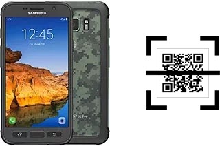 Wie lese ich QR-Codes auf einem Samsung Galaxy S7 active?