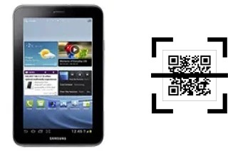 Wie lese ich QR-Codes auf einem Samsung Galaxy Tab 2 7.0 P3110?