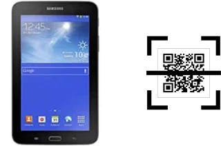 Wie lese ich QR-Codes auf einem Samsung Galaxy Tab 3 Lite 7.0 3G?