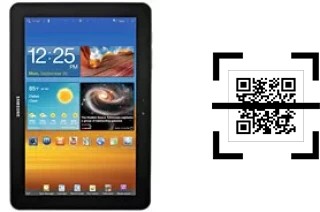 Wie lese ich QR-Codes auf einem Samsung Galaxy Tab 8.9 P7310?