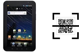 Wie lese ich QR-Codes auf einem Samsung Galaxy Tab CDMA P100?