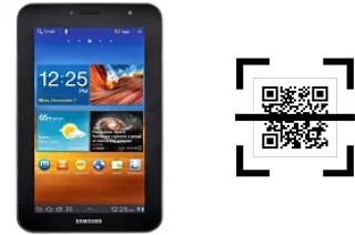 Wie lese ich QR-Codes auf einem Samsung P6210 Galaxy Tab 7.0 Plus?