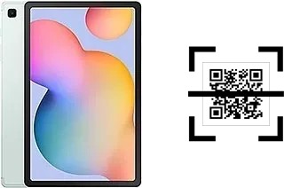 Wie lese ich QR-Codes auf einem Samsung Galaxy Tab S6 Lite (2024)?