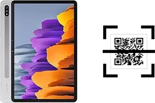 Wie lese ich QR-Codes auf einem Samsung Galaxy Tab S7?