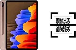 Wie lese ich QR-Codes auf einem Samsung Galaxy Tab S7+?