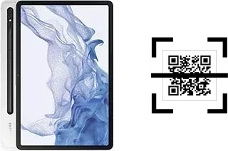 Wie lese ich QR-Codes auf einem Samsung Galaxy Tab S8?