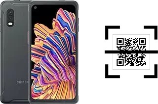 Wie lese ich QR-Codes auf einem Samsung Galaxy Xcover Pro?