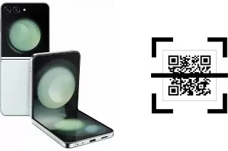 Wie lese ich QR-Codes auf einem Samsung Galaxy Z Flip5?