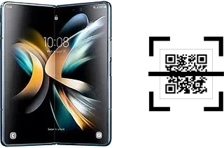 Wie lese ich QR-Codes auf einem Samsung Galaxy Z Fold4?