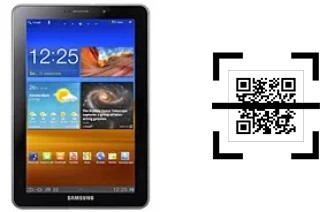 Wie lese ich QR-Codes auf einem Samsung P6810 Galaxy Tab 7.7?