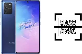 Wie lese ich QR-Codes auf einem Samsung Galaxy S10 Lite?