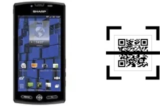 Wie lese ich QR-Codes auf einem Sharp Aquos SH80F?