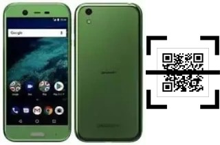 Wie lese ich QR-Codes auf einem Sharp Android One X1?