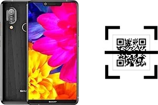 Wie lese ich QR-Codes auf einem Sharp Aquos D10?