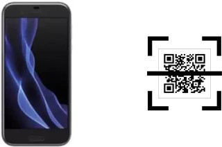 Wie lese ich QR-Codes auf einem Sharp Aquos R?