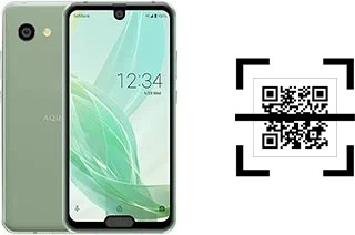 Wie lese ich QR-Codes auf einem Sharp Aquos R2 compact?