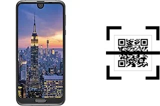 Wie lese ich QR-Codes auf einem Sharp Aquos R2?