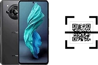 Wie lese ich QR-Codes auf einem Sharp Aquos R7s?