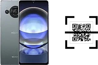 Wie lese ich QR-Codes auf einem Sharp Aquos R8s?