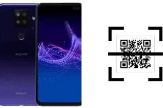 Wie lese ich QR-Codes auf einem Sharp Aquos Sense4 Plus?